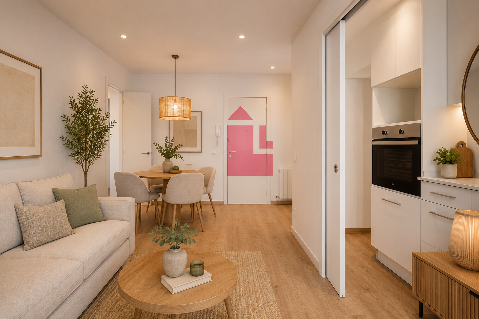 PISO EN VENTA REFORMADO Y AMUEBLADO EN SARRIA