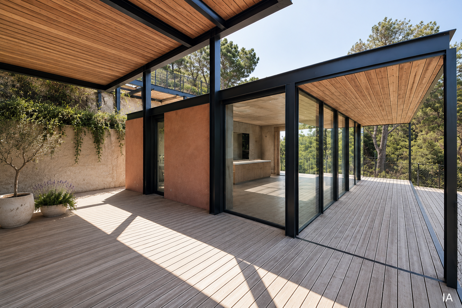 CASA PASIVA DE DISEÑO EN BEGUR CON PISCINA NATURAL ECOLÓGICA Y CONFORT ABSOLUTO TODO EL AÑO
